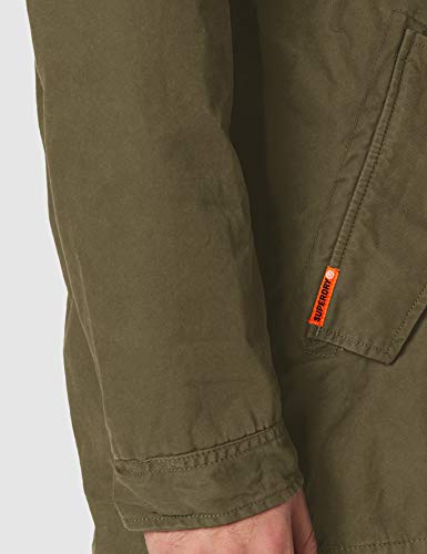 Superdry Winter Aviator Parka, Verde (Deep Depth S6y), L para Hombre