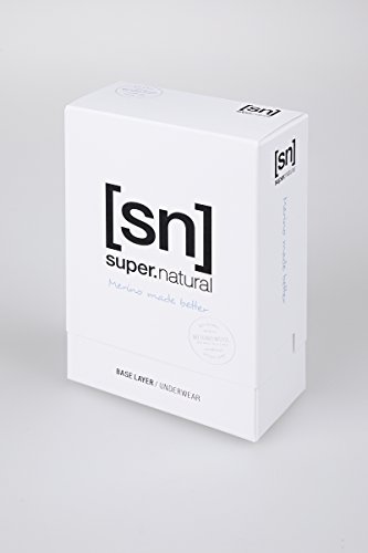 super.natural Camiseta de Manga Larga para Mujer, Lana Merino, W Base LS 175, Talla XXL, Color Beige y Caqui