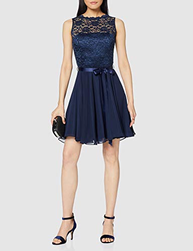 Swing Vestido Mujer, Azul (marine), 36