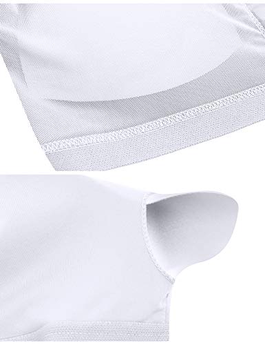 Sykooria Camisola Acolchada para Mujer Sujetador Deportivo sin Costuras Sujetador Deportivo sin Mangas Correa de Espagueti básica Camisetas sin Mangas para Dormir en Yoga