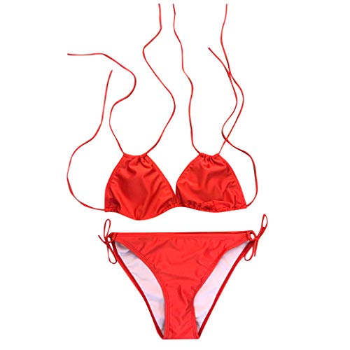 Sylar Bikini Mujer 2019 Push Up Bikinis Mujer Tallas Grandes Traje De Baño Mujer Dos Piezas Ropa De Playa Señoras Triángulo Color Sólido Bañadores De Mujer Sexy Bikinis Brasileños Mujer
