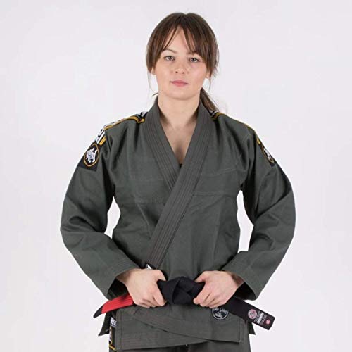 Tatami BJJ Gi Nova Absolute Khaki Jiu Jitsu Kimono sin cinturón blanco (F2)