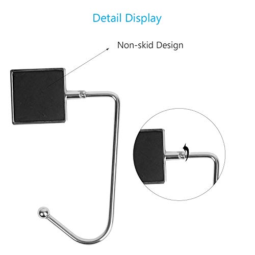 TAZEMAT Gancho para Calcetines Navidad 4 Pcs Percha Colgador Soporte de Metal Antideslizante Giratorio Portátil para Decoración Navideña Chimenea Árbol de Navidad Mesa Hogar Medias Regalos Bolsos