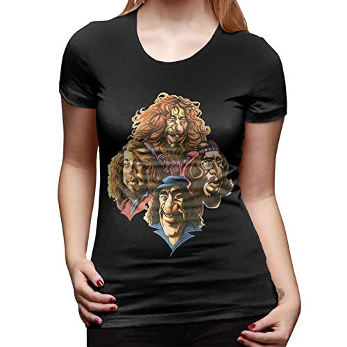 Tengyuntong T-Shirt Camisetas y Tops Polos y Camisas Jethro Tull Classic Design Women's