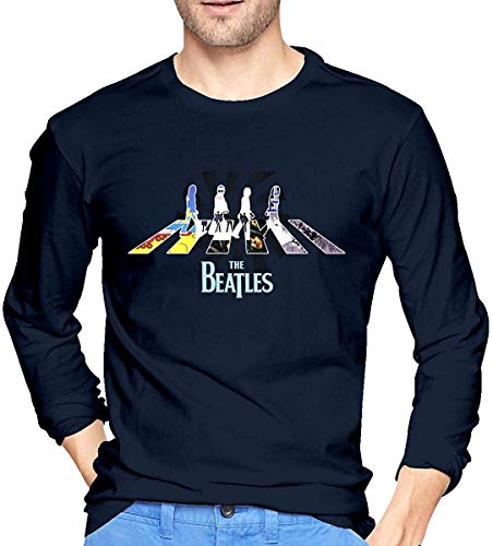 The Beatles Men's Cotton Adult Long Sun Protection Camiseta de Manga Larga al Aire Libre para Correr, Pescar, Caminar