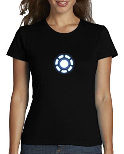 The Fan Tee Camiseta de Mujer Iron Man Los Vengadores Hulk Stark Industries 001 S