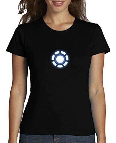 The Fan Tee Camiseta de Mujer Iron Man Los Vengadores Hulk Stark Industries 001 S