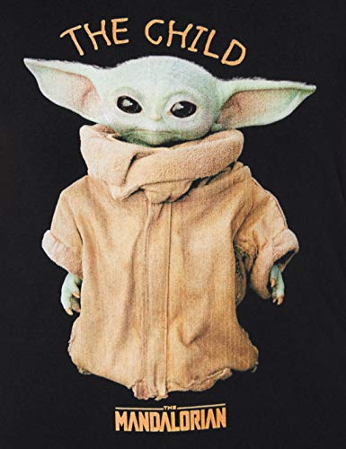 THE MANDALORIAN t-Shirt Camiseta, Negro, L para Mujer