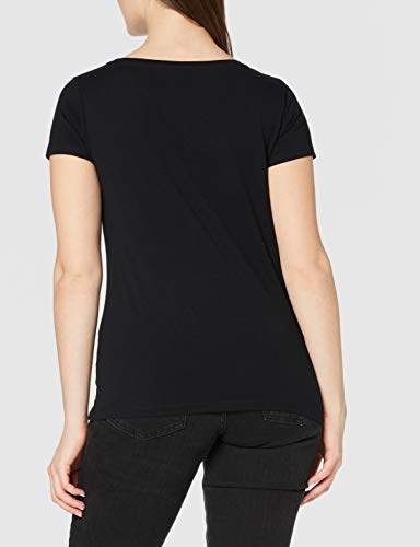 THE MANDALORIAN t-Shirt Camiseta, Negro, L para Mujer