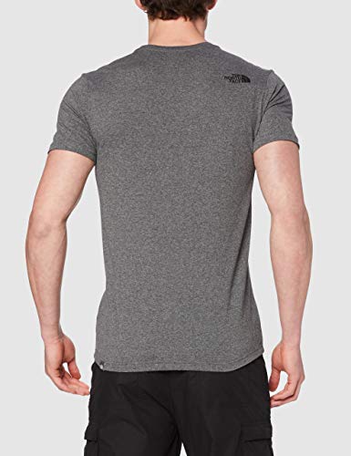 The North Face T92TX3 Camiseta Easy, Hombre, Multicolor (Tnfmdgyhtr (Std)), S