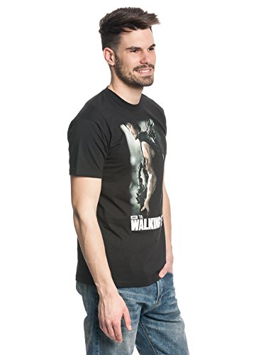 The Walking Dead Daryl Hunter Camiseta Negro S
