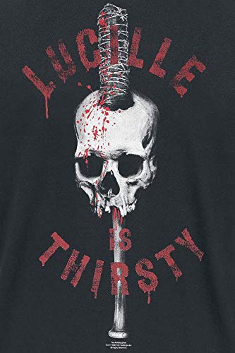 The Walking Dead Thirsty Lucille Camiseta Negro S