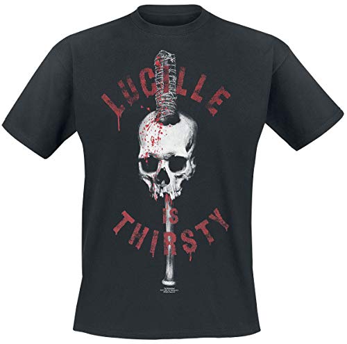 The Walking Dead Thirsty Lucille Camiseta Negro S