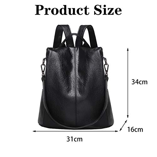 Tisdaini Bolsos Mochila Mujer Moda antirrobo Casual Viaje Escolares Bolsos
