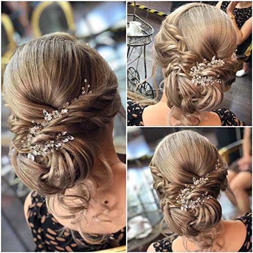 Tocados De Pelo Boda Diademas Mujer Tiaras De Novia Boda Accesorios Para El Cabello Díadema Mujer Hecha A Mano Joya De Pelo Corona Novia Banda De Pelo De Perla Cristal Tocados De Boda Fiestas Bailes