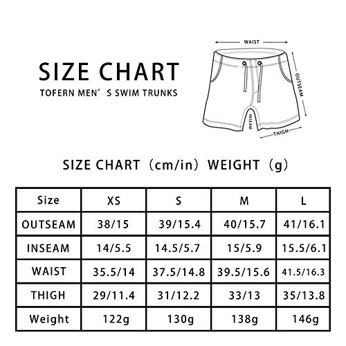 Tofern - Bañador ajustable para hombre con cordón, blanco, extra-small