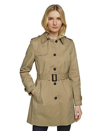 Tom Tailor 1024462 Basic Gabardina, 11036-Beige Ahumado, XXL para Mujer