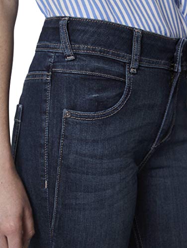 Tom Tailor Kate Capri Pantalones, 10282/Dark Stone Wash Deni, 26 para Mujer