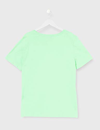 Tommy Hilfiger Babette Regular C-nk Top SS Camisa, Verde (Neo Mint), L para Mujer