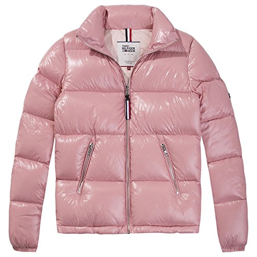 Tommy Hilfiger Basic Jacket Chaqueta, Rosa (Blush 682), Large para Mujer
