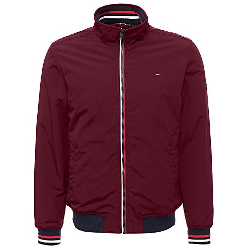 Tommy Hilfiger Basic Padded Casual Chaqueta, Rojo (Windsor Wine 674), X-Large para Hombre