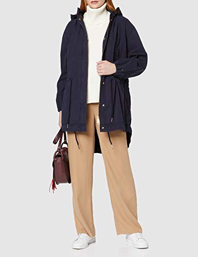 Tommy Hilfiger Bessie GMD Parka Chaqueta, Azul (Peacoat), 38 (Talla del Fabricante: Medium) para Mujer