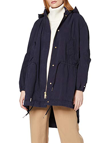 Tommy Hilfiger Bessie GMD Parka Chaqueta, Azul (Peacoat), 38 (Talla del Fabricante: Medium) para Mujer