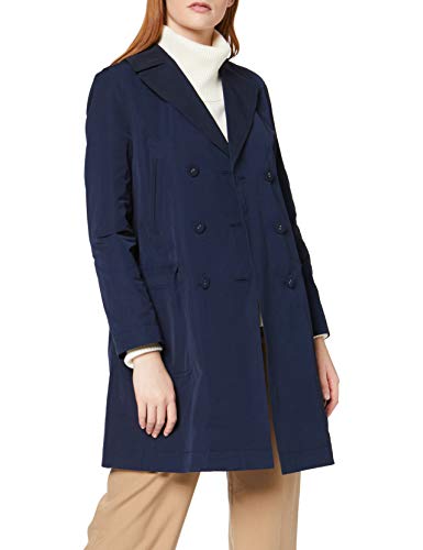 Tommy Hilfiger Beverly DB Long Chaqueta, Azul (Peacoat), 36 (Talla del Fabricante: Small) para Mujer