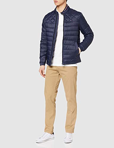 Tommy Hilfiger C Light Weight Padded Bomber Chaqueta , Azul (Navy Blazer Chs) , Small para Hombre