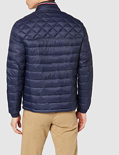 Tommy Hilfiger C Light Weight Padded Bomber Chaqueta , Azul (Navy Blazer Chs) , Small para Hombre