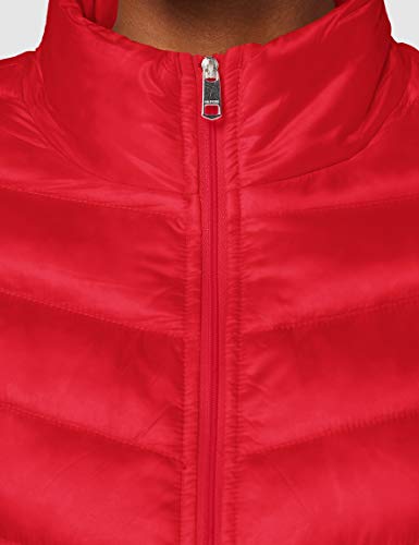 Tommy Hilfiger CL Isaac Down JKT Chamarra de plumas, Carmesí, L para Mujer