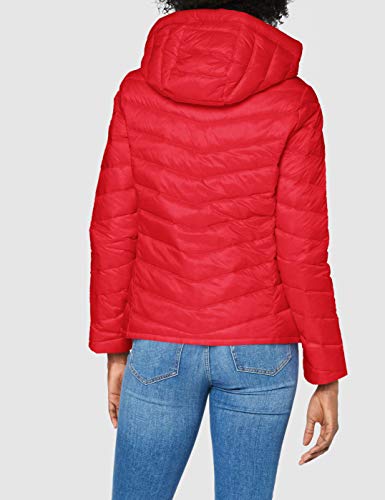 Tommy Hilfiger CL Isaac Down JKT Chamarra de plumas, Carmesí, L para Mujer