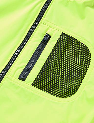 Tommy Hilfiger Combi Mesh Hooded Jacket Chaqueta, Amarillo (Safety Yellow 13/0630 Zaa), 10 años (Talla del Fabricante: 10) para Niños