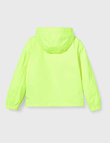 Tommy Hilfiger Combi Mesh Hooded Jacket Chaqueta, Amarillo (Safety Yellow 13/0630 Zaa), 10 años (Talla del Fabricante: 10) para Niños