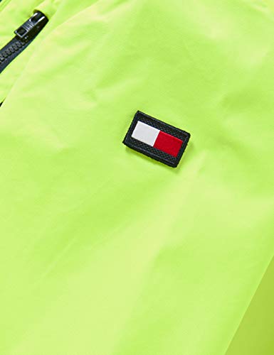 Tommy Hilfiger Combi Mesh Hooded Jacket Chaqueta, Amarillo (Safety Yellow 13/0630 Zaa), 10 años (Talla del Fabricante: 10) para Niños