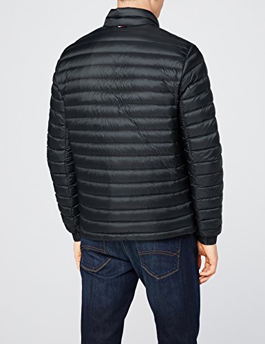 Tommy Hilfiger Core LW Packable Down Bomber Chaqueta, Negro (Jet Black 083), Small para Hombre