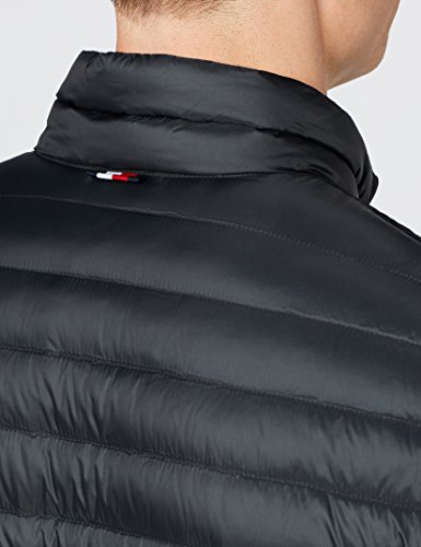 Tommy Hilfiger Core LW Packable Down Bomber Chaqueta, Negro (Jet Black 083), Small para Hombre