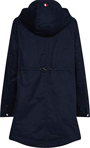 Tommy Hilfiger Cotton Blend Parka Parca, Cielo del desierto, L para Mujer