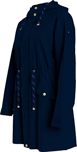 Tommy Hilfiger Cotton Blend Parka Parca, Cielo del desierto, L para Mujer