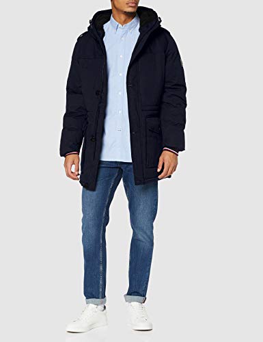 Tommy Hilfiger Cotton Parka Chaqueta, Desert Sky, M para Hombre