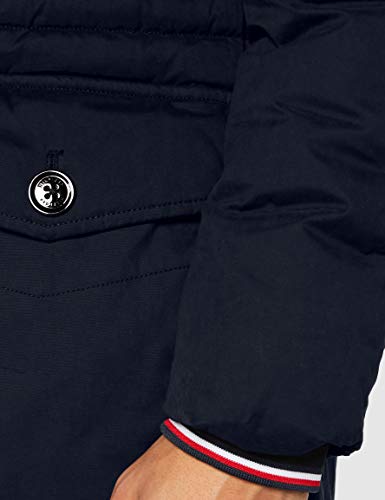 Tommy Hilfiger Cotton Parka Chaqueta, Desert Sky, M para Hombre