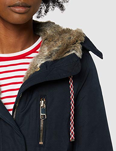 Tommy Hilfiger Cynthia Cotton Parka, Azul (Midnight), 4 (Talla del Fabricante: XX-Small) para Mujer