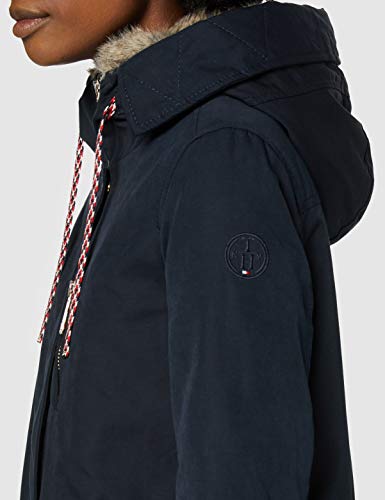 Tommy Hilfiger Cynthia Cotton Parka, Azul (Midnight), 4 (Talla del Fabricante: XX-Small) para Mujer