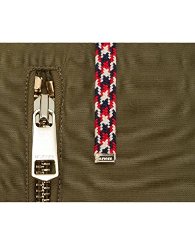 Tommy Hilfiger Cynthia Cotton Parka, Verde (Dark Olive), 4 (Talla del Fabricante: XX-Small) para Mujer