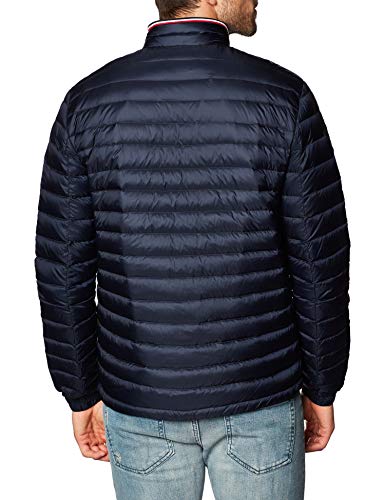 Tommy Hilfiger de los Hombres Chaqueta de plumón Core Packable, Azul, M