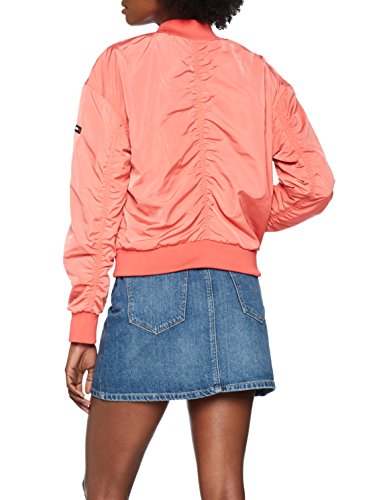 Tommy Hilfiger Essential Chaqueta bomber, Rosa (Spiced Coral 689), X-Small para Mujer