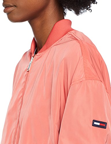 Tommy Hilfiger Essential Chaqueta bomber, Rosa (Spiced Coral 689), X-Small para Mujer