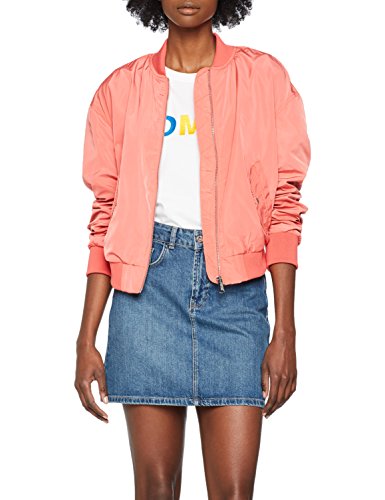 Tommy Hilfiger Essential Chaqueta bomber, Rosa (Spiced Coral 689), X-Small para Mujer