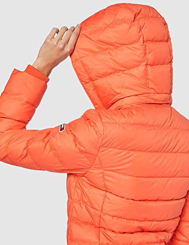 Tommy Hilfiger Essential Chaqueta, Rojo (Emberglow 603), Small para Mujer