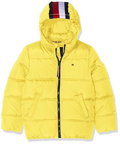 Tommy Hilfiger Essential Padded Jacket Chaqueta, Amarillo (Yellow Zag), 104 (Talla del Fabricante: 4) para Niños